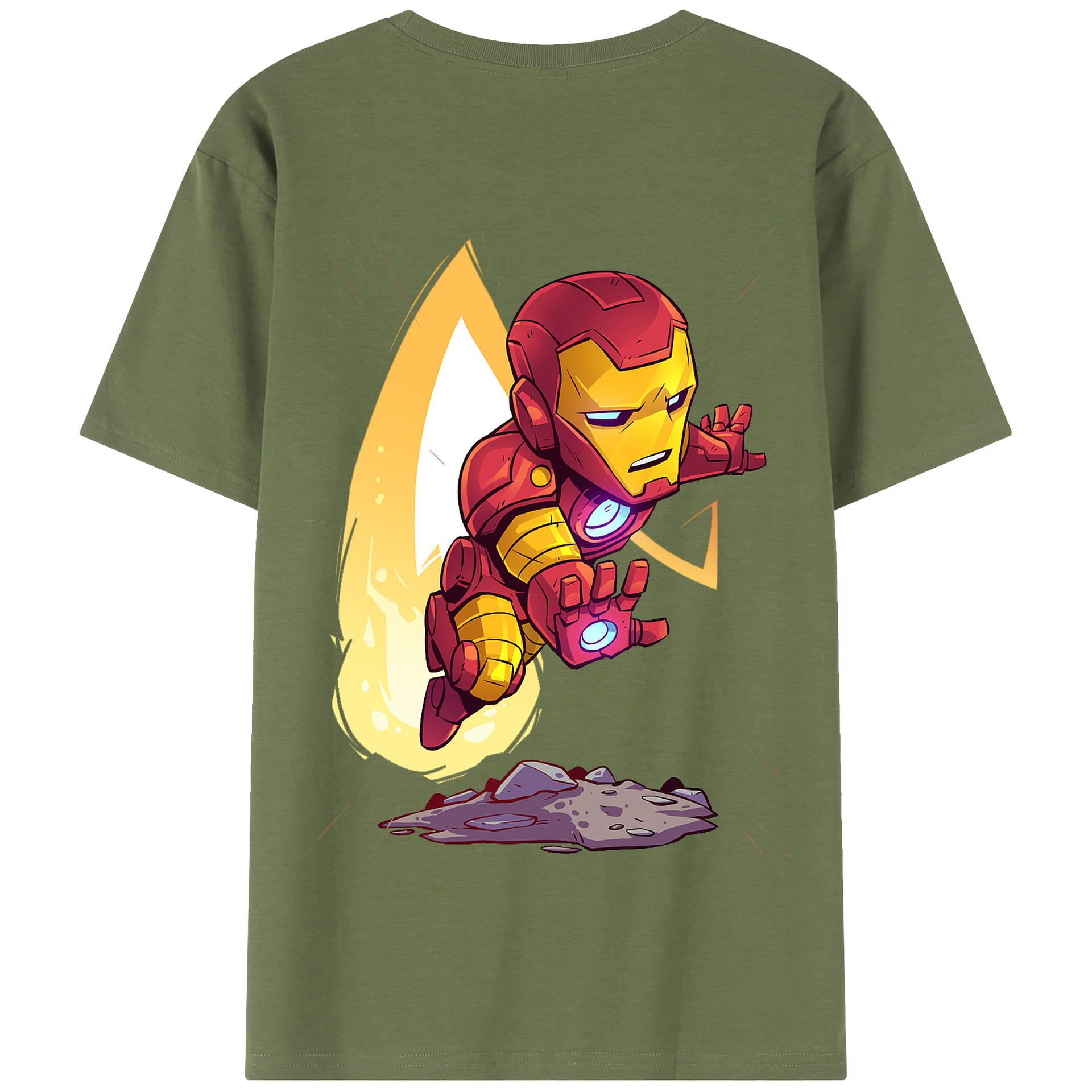 （画像用） アベンジャーズ The Avengers 綿100％半袖Tシャツ（背面プリント）